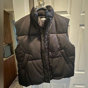 Talulah Black Puffer Vest